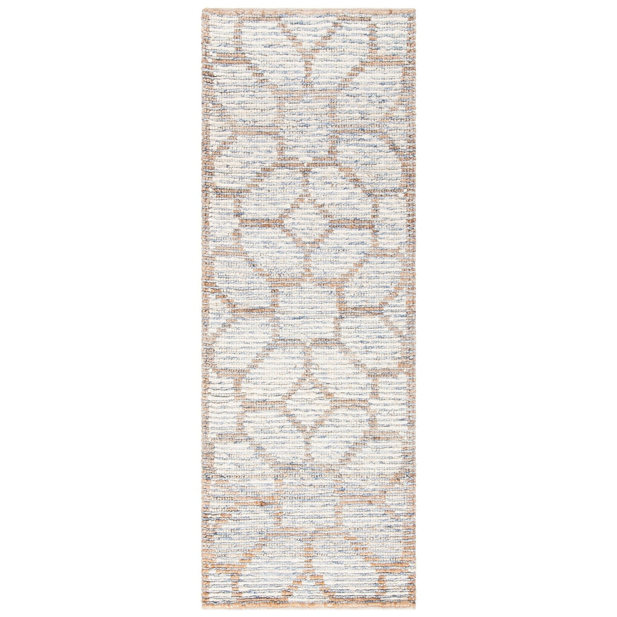 SAFAVIEH Handmade Natural Fiber Azaria Nautical Geometric Wool Rug