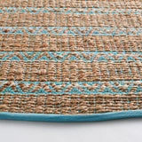 SAFAVIEH Handmade Natural Fiber Carmelina Geometric Seagrass Rug