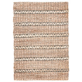 SAFAVIEH Handmade Natural Fiber Carmelina Geometric Seagrass Rug