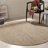 SAFAVIEH Handmade Natural Fiber Eybjorg Jute Fringe Rug