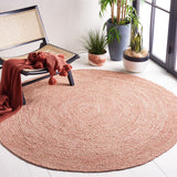 SAFAVIEH Handmade Natural Fiber Hedi Jute & Wool Rug