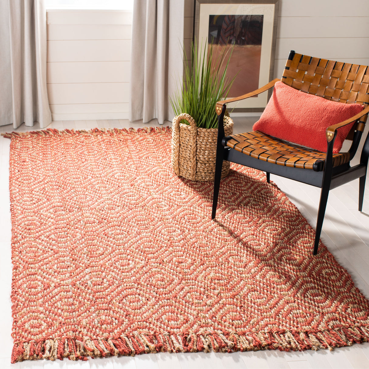 SAFAVIEH Handmade Natural Fiber Jaslene Sisal Tassel Rug