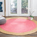 SAFAVIEH Handmade Natural Fiber Jolette Bordered Round Jute Rug