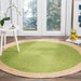 SAFAVIEH Handmade Natural Fiber Jolette Bordered Round Jute Rug