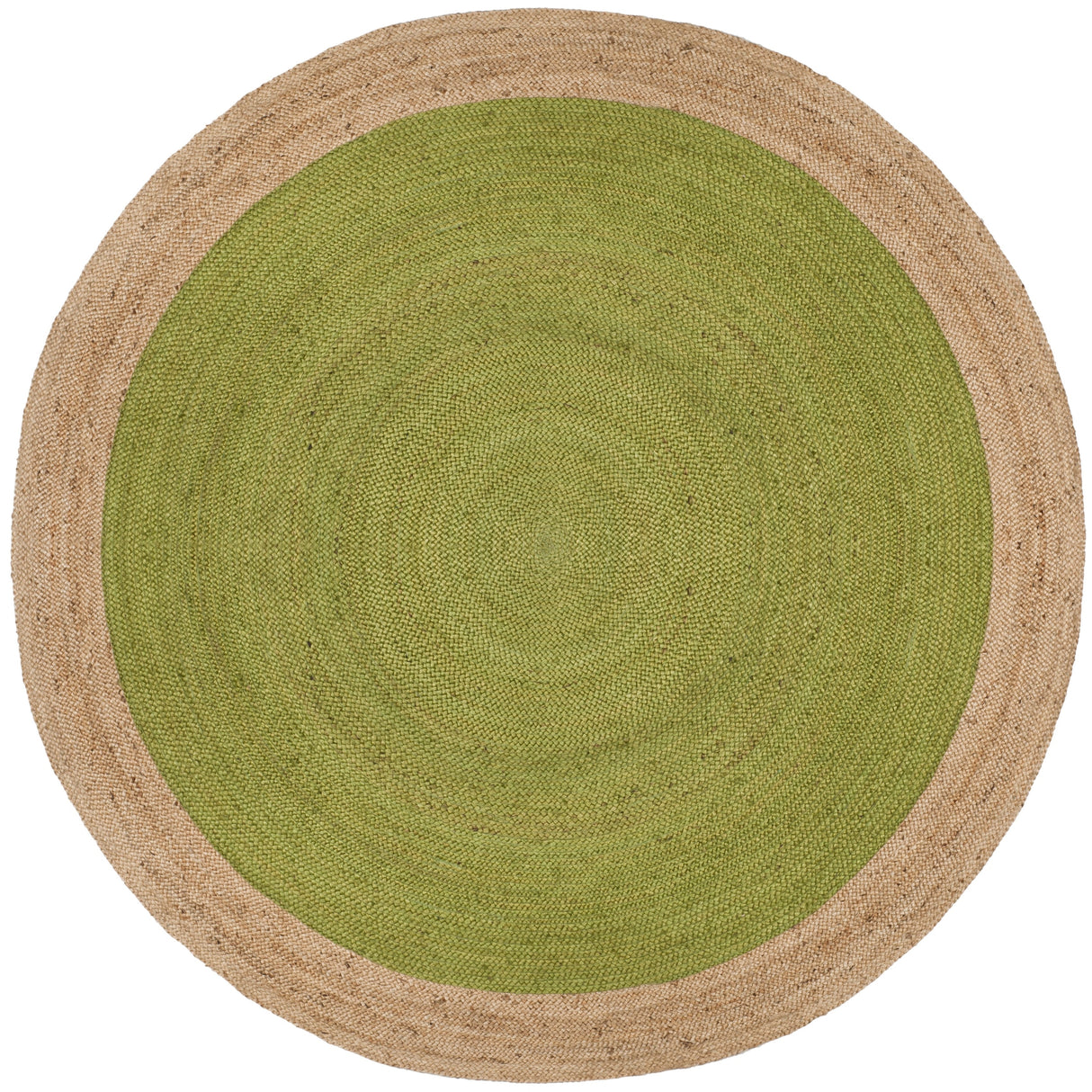 SAFAVIEH Handmade Natural Fiber Jolette Bordered Round Jute Rug