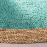 SAFAVIEH Handmade Natural Fiber Jolette Bordered Round Jute Rug