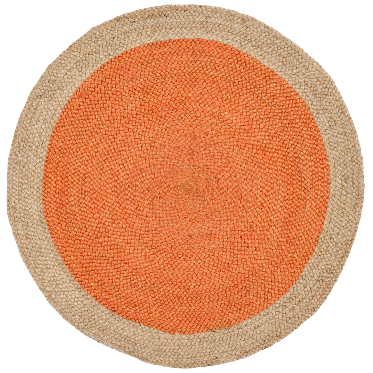 SAFAVIEH Handmade Natural Fiber Jolette Bordered Round Jute Rug