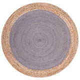 SAFAVIEH Handmade Natural Fiber Jolette Bordered Round Jute Rug