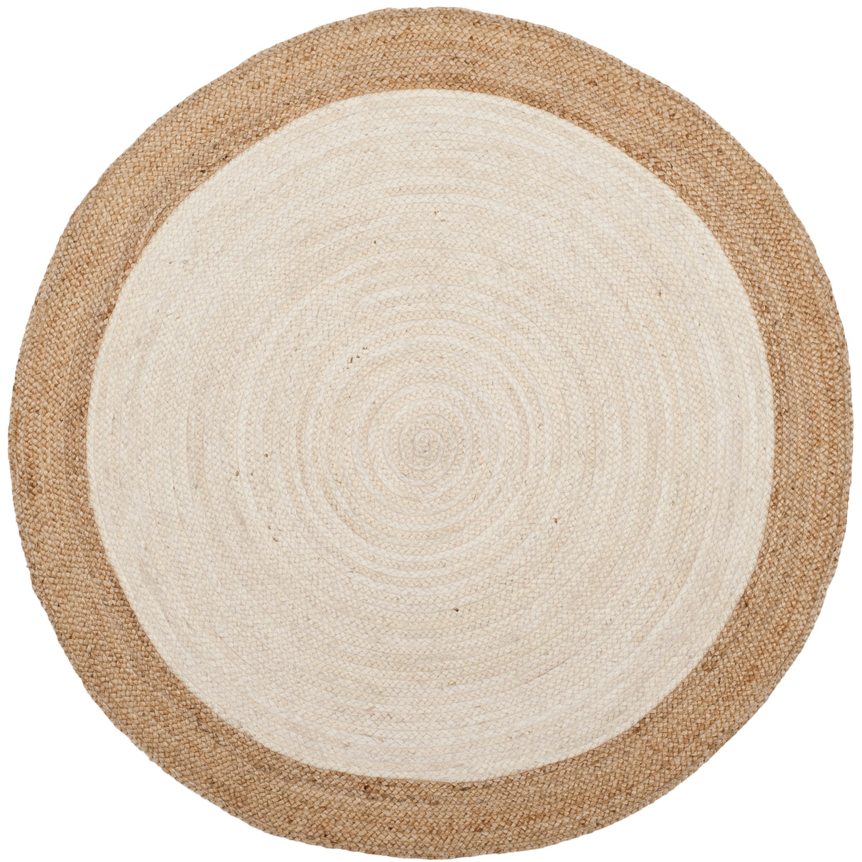 SAFAVIEH Handmade Natural Fiber Jolette Bordered Round Jute Rug