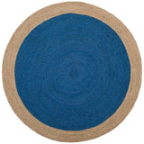 SAFAVIEH Handmade Natural Fiber Jolette Bordered Round Jute Rug