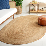 SAFAVIEH Handmade Natural Fiber Jolette Bordered Round Jute Rug