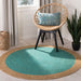 SAFAVIEH Handmade Natural Fiber Jolette Bordered Round Jute Rug