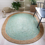 SAFAVIEH Handmade Natural Fiber Jolette Bordered Round Jute Rug