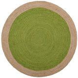 SAFAVIEH Handmade Natural Fiber Jolette Bordered Round Jute Rug