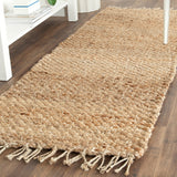 SAFAVIEH Handmade Natural Fiber Montserrat Jute Rug with Fringe