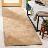 SAFAVIEH Handmade Natural Fiber Nargiz Honeycomb Jute Rug