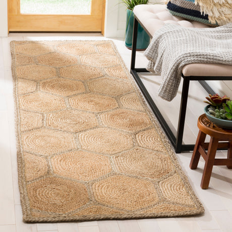 SAFAVIEH Handmade Natural Fiber Nargiz Honeycomb Jute Rug