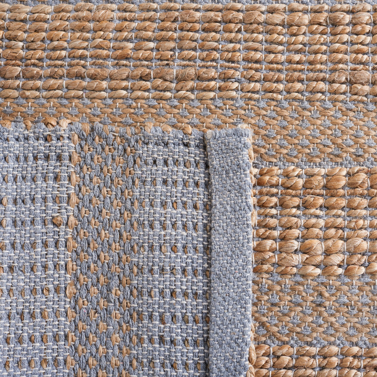 SAFAVIEH Handmade Natural Fiber Samira Geometric Seagrass Rug