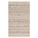 SAFAVIEH Handmade Natural Kilim Akmaral Wool Rug with Fringe