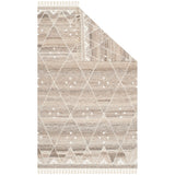 SAFAVIEH Handmade Natural Kilim Akmaral Wool Rug with Fringe