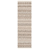 SAFAVIEH Handmade Natural Kilim Akmaral Wool Rug with Fringe