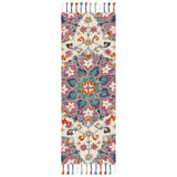 SAFAVIEH Handmade Novelty Evelin Bohemian Floral Wool Rug