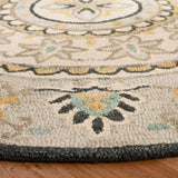 SAFAVIEH Handmade Novelty Jaylynn Mandala Wool Rug