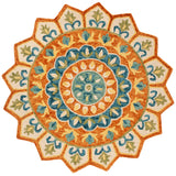 SAFAVIEH Handmade Novelty Rianna Mandala Wool Rug