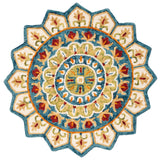 SAFAVIEH Handmade Novelty Rianna Mandala Wool Rug