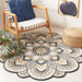 SAFAVIEH Handmade Novelty Sheyla Ornate Flower Wool Rug