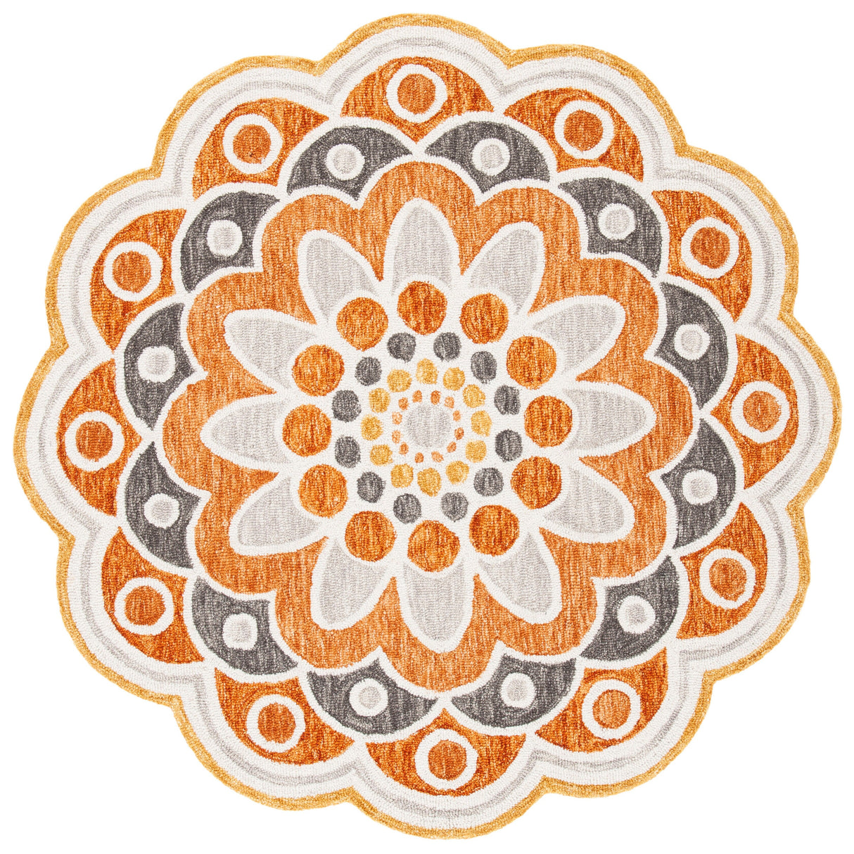 SAFAVIEH Handmade Novelty Zehra Flower Wool Rug