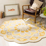 SAFAVIEH Handmade Novelty Zehra Flower Wool Rug