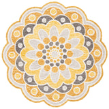 SAFAVIEH Handmade Novelty Zehra Flower Wool Rug