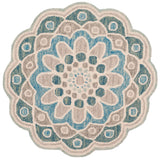 SAFAVIEH Handmade Novelty Zehra Flower Wool Rug