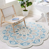 SAFAVIEH Handmade Novelty Zehra Flower Wool Rug