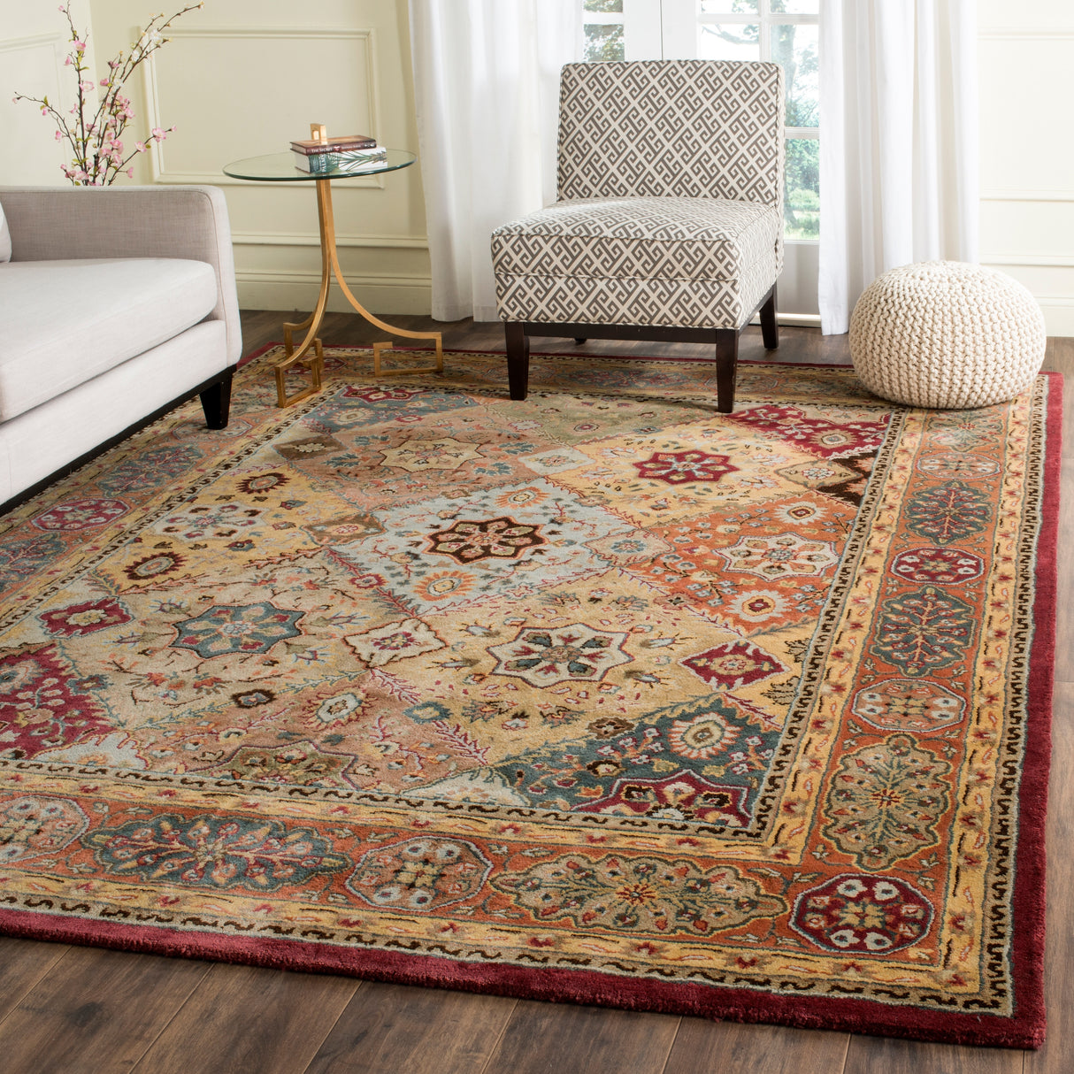 SAFAVIEH Handmade Persian Legend Shprinza Traditional Oriental Wool Rug