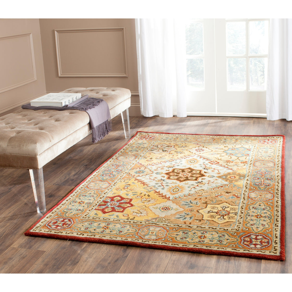 SAFAVIEH Handmade Persian Legend Shprinza Traditional Oriental Wool Rug