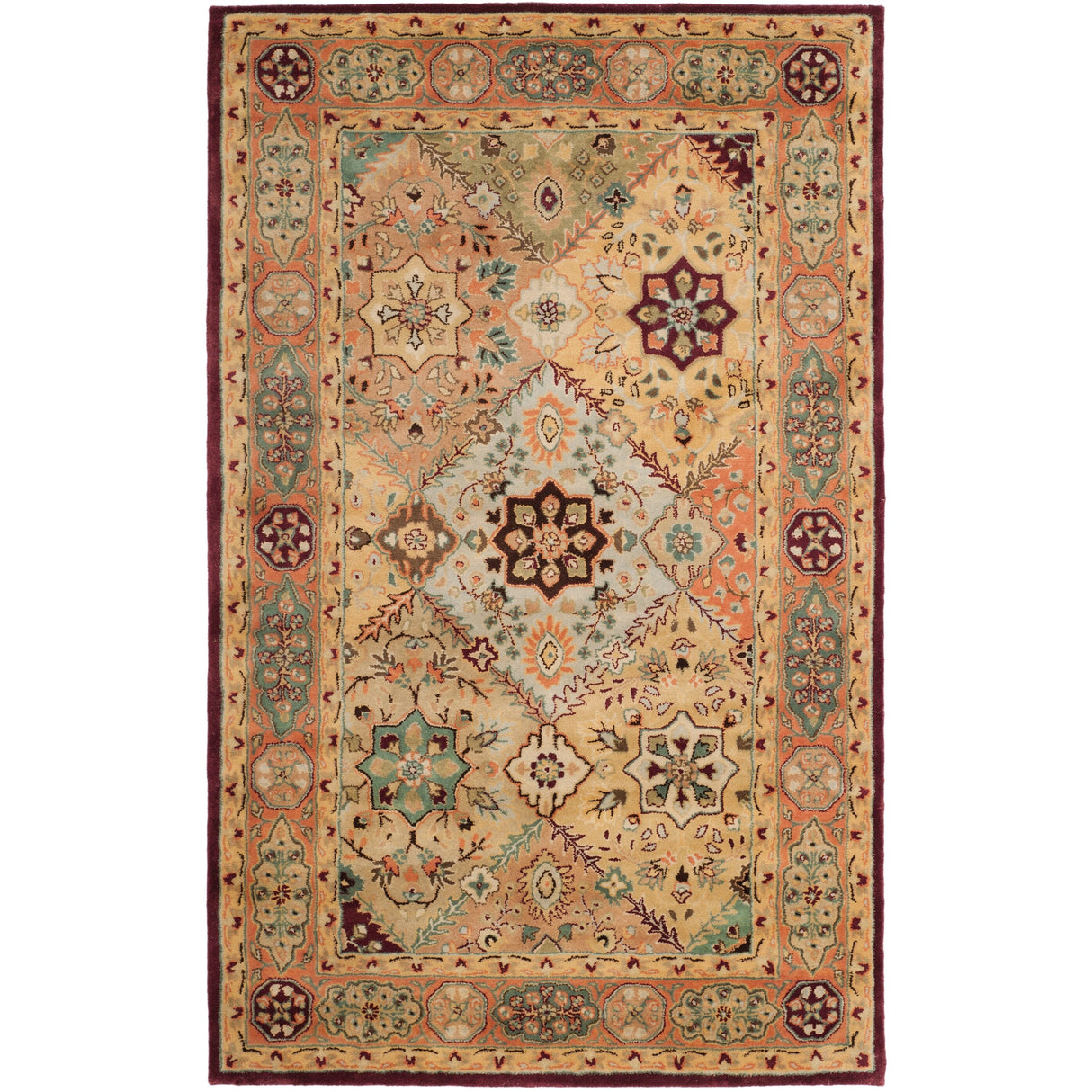 SAFAVIEH Handmade Persian Legend Shprinza Traditional Oriental Wool Rug