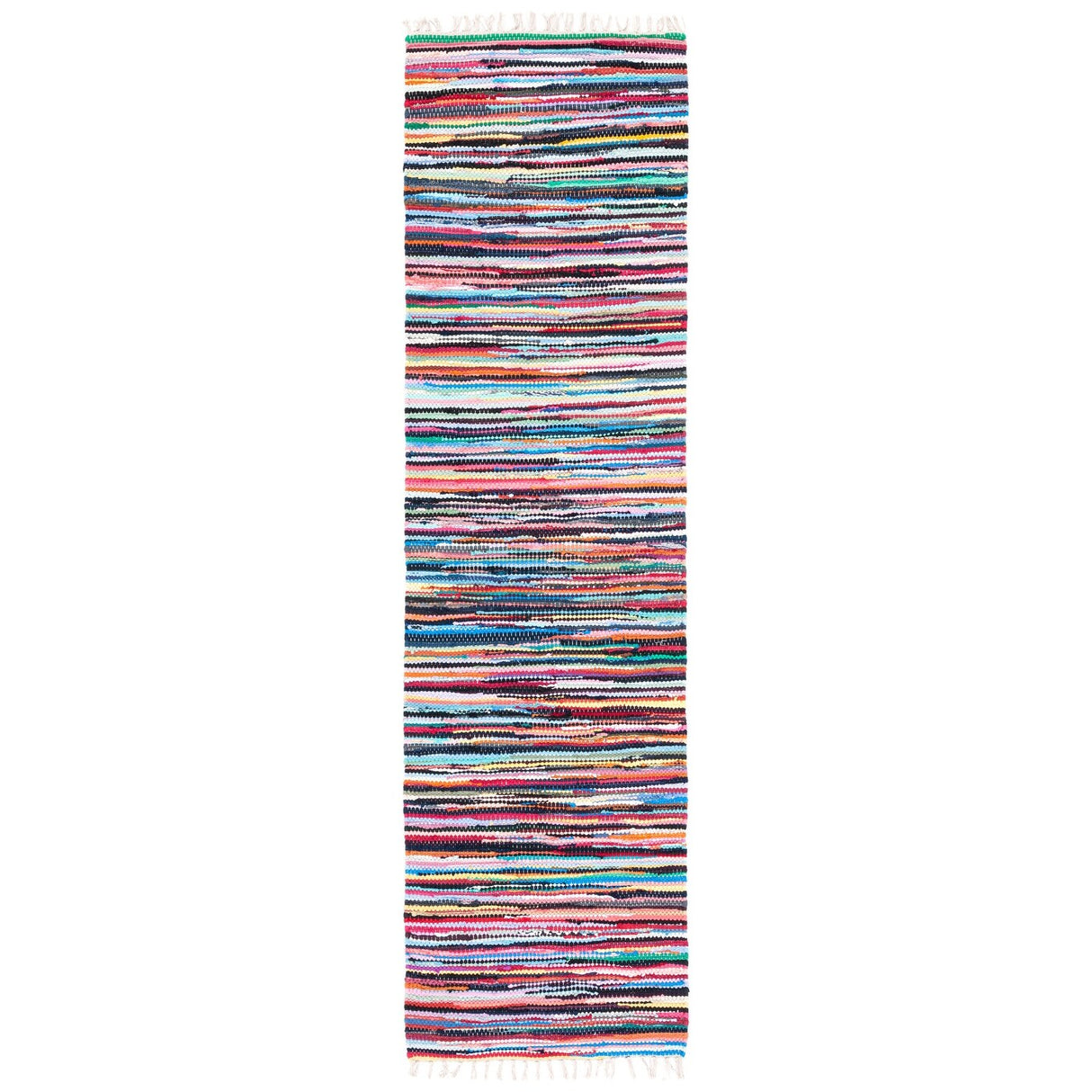 SAFAVIEH Handmade Rag Rug Irmeli Casual Stripe Cotton Rug