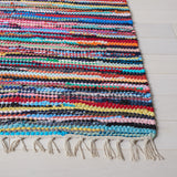 SAFAVIEH Handmade Rag Rug Irmeli Casual Stripe Cotton Rug