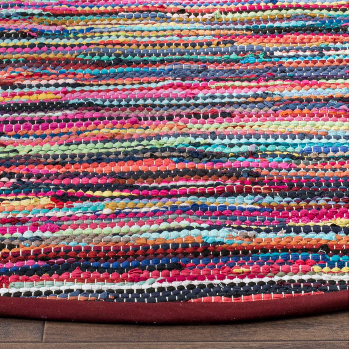 SAFAVIEH Handmade Rag Rug Irmeli Casual Stripe Cotton Rug