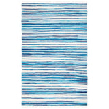 SAFAVIEH Handmade Rag Rug Jakayla with Fringe Casual Stripe