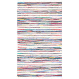 SAFAVIEH Handmade Rag Rug Jakayla with Fringe Casual Stripe