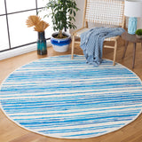 SAFAVIEH Handmade Rag Rug Jakayla with Fringe Casual Stripe