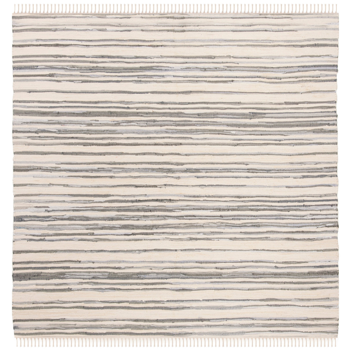 SAFAVIEH Handmade Rag Rug Jakayla with Fringe Casual Stripe