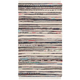 SAFAVIEH Handmade Rag Rug Jakayla with Fringe Casual Stripe