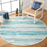 SAFAVIEH Handmade Rag Rug Jakayla with Fringe Casual Stripe