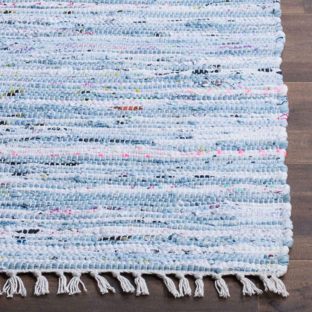 SAFAVIEH Handmade Rag Rug Litzy Stripe Cotton Rug