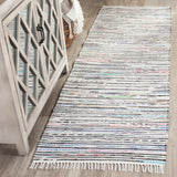 SAFAVIEH Handmade Rag Rug Litzy Stripe Cotton Rug