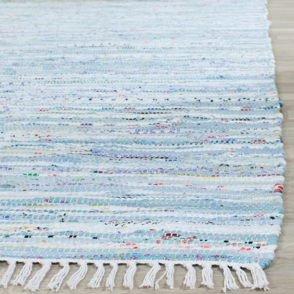 SAFAVIEH Handmade Rag Rug Litzy Stripe Cotton Rug